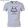 Men 1978 Gaming T Shirts Good Quality