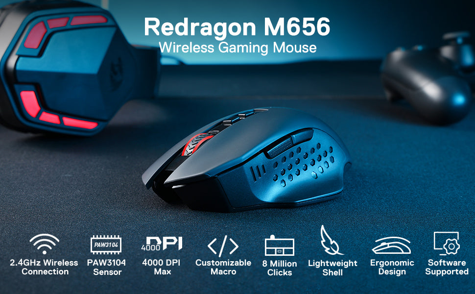 Redragon M656 Gainer Wireless