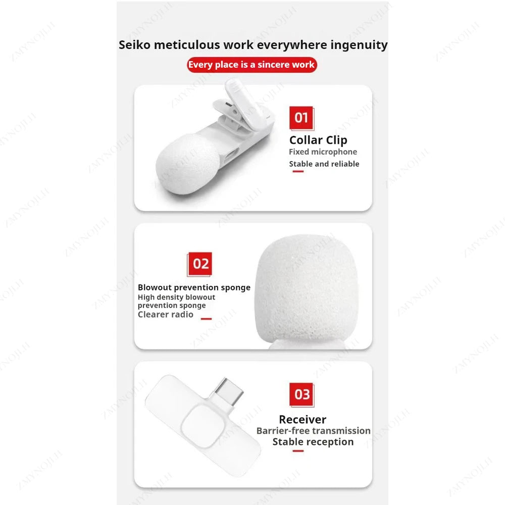 New Wireless Lavalier Microphone