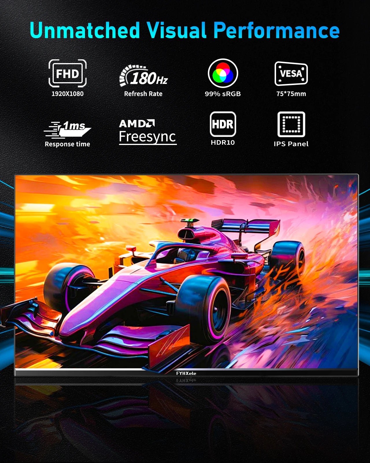 FYHXele 180Hz Gaming Monitor