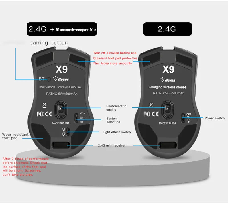 Rechargeable Computer Mouse