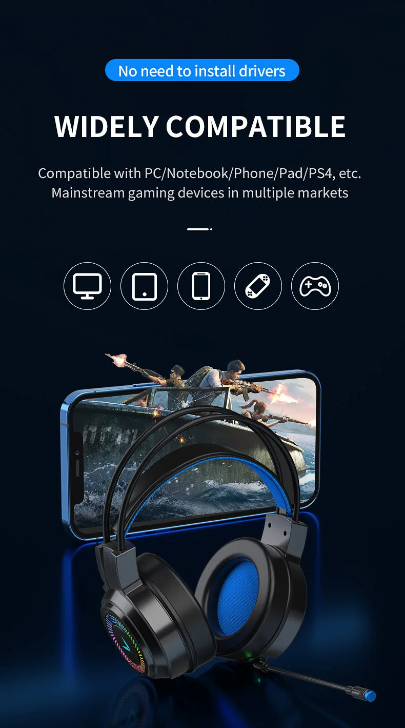 G58 G60 Gaming Headset 7.1