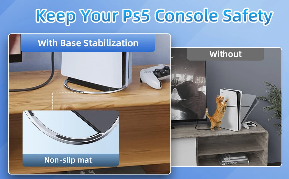 Vertical Stand for PS5 Consoles