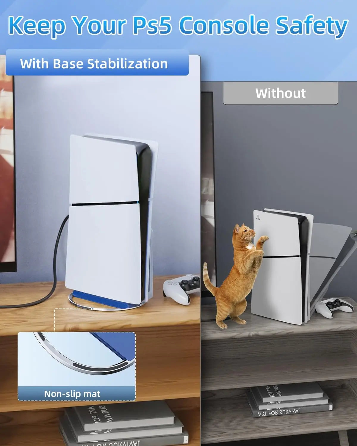 Vertical Stand for PS5 Consoles