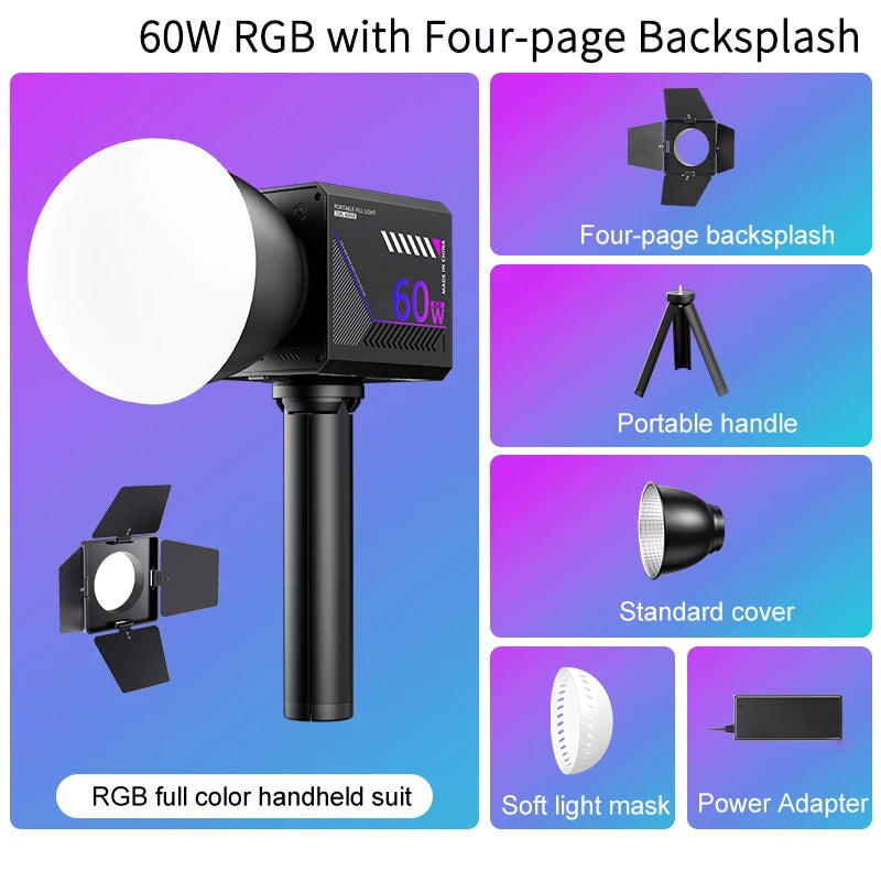 RGB Video Light Portable LED