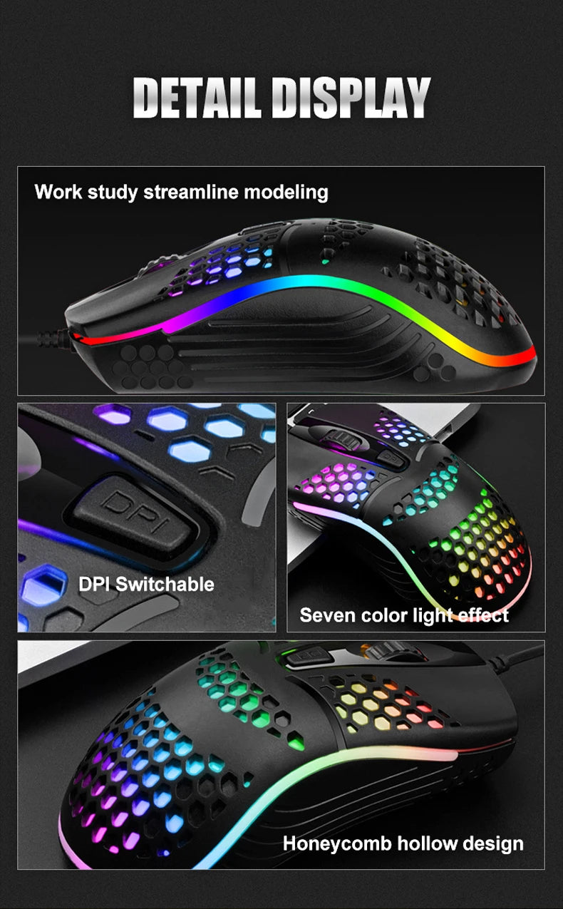 Wired Cable Gaming 7 breathing