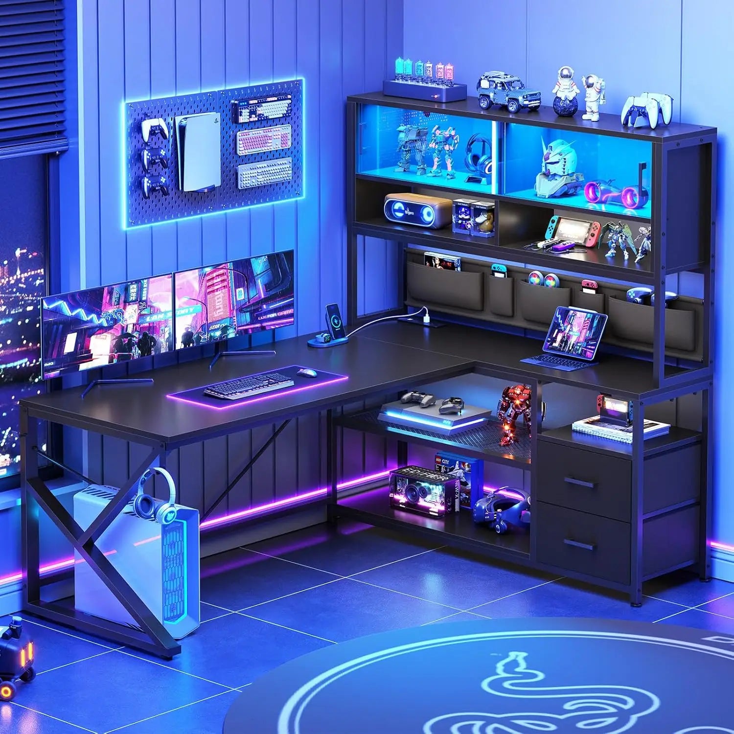 L Shaped Gaming Desk, Home
