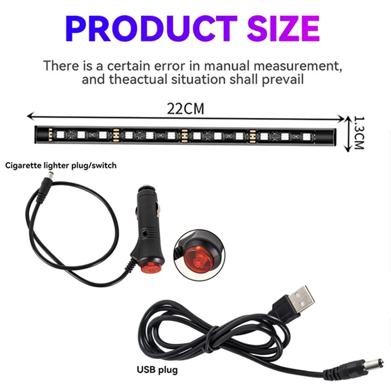 LED Car Interior Ambient Foot