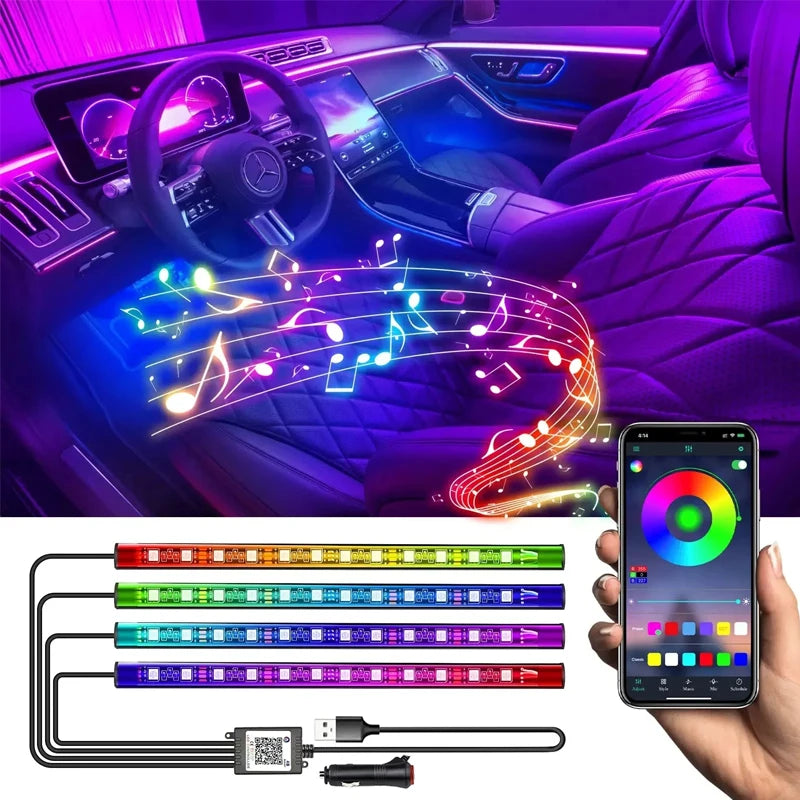 LED Car Interior Ambient Foot