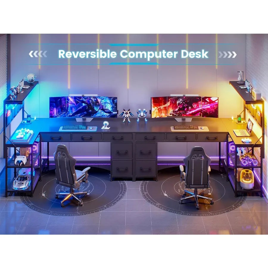 L Shaped Gaming Desk 47.2