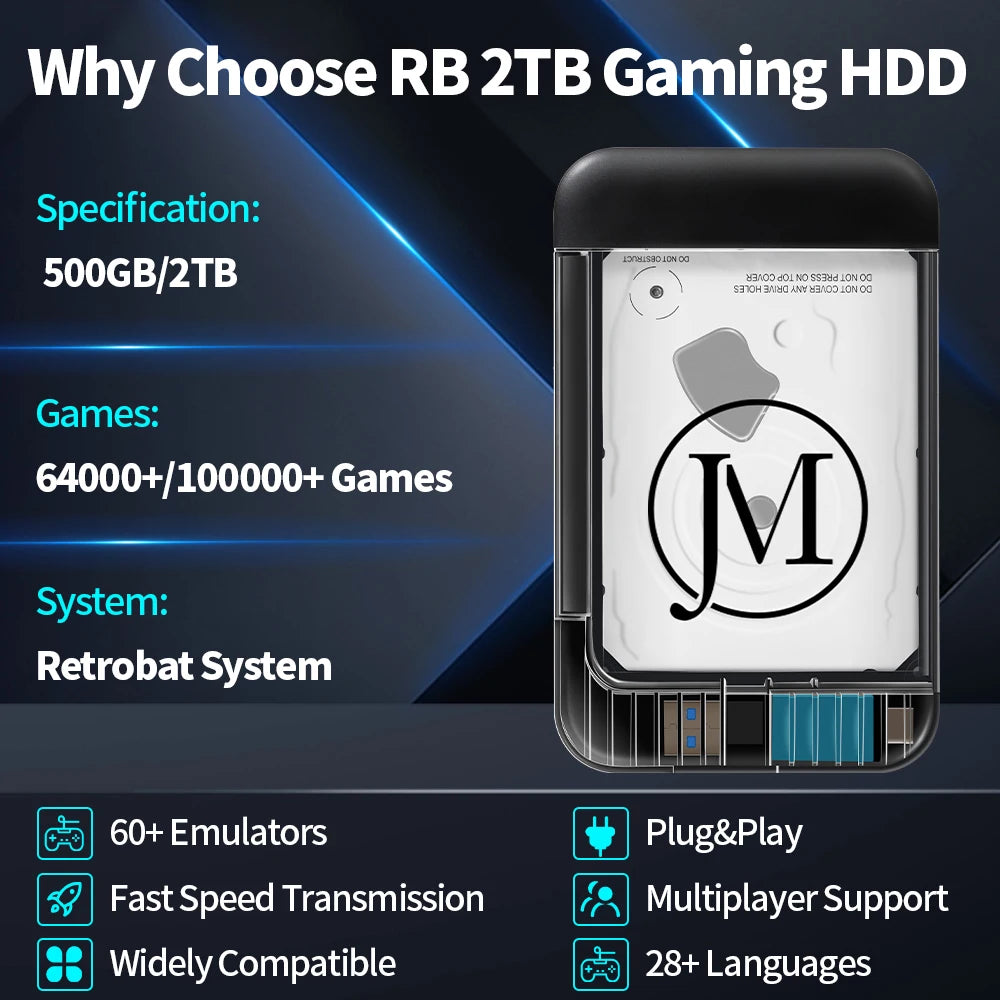 Retrobat 2TB External Game