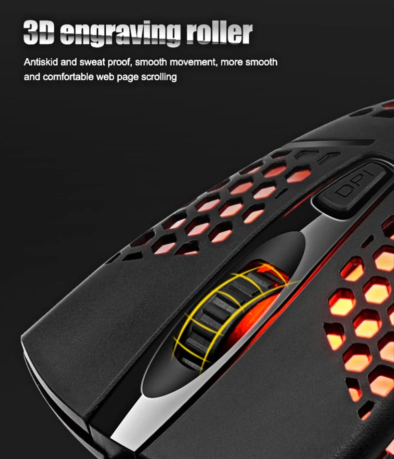 Wired Cable Gaming 7 breathing