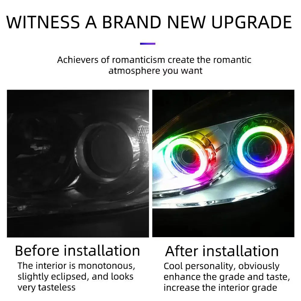 1/2/4PCS/Set RGB Angel Eyes