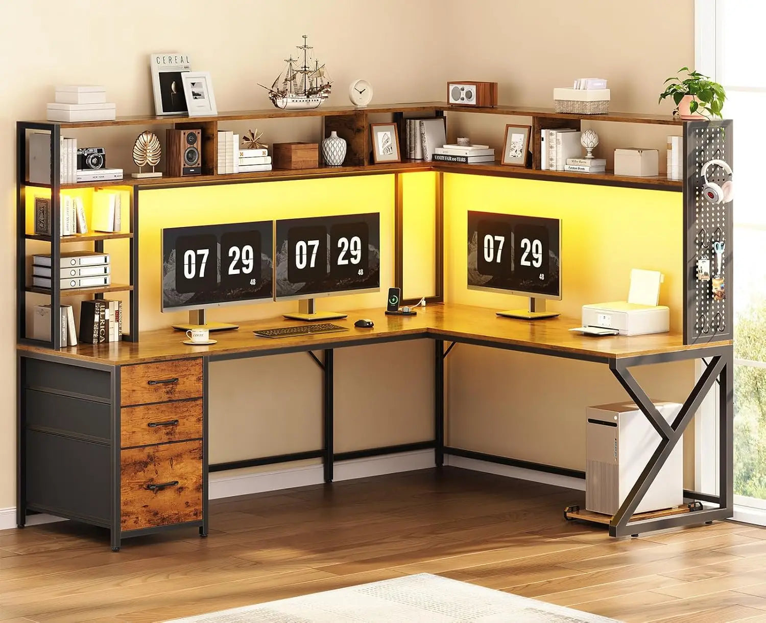 L Shaped Gaming Desk