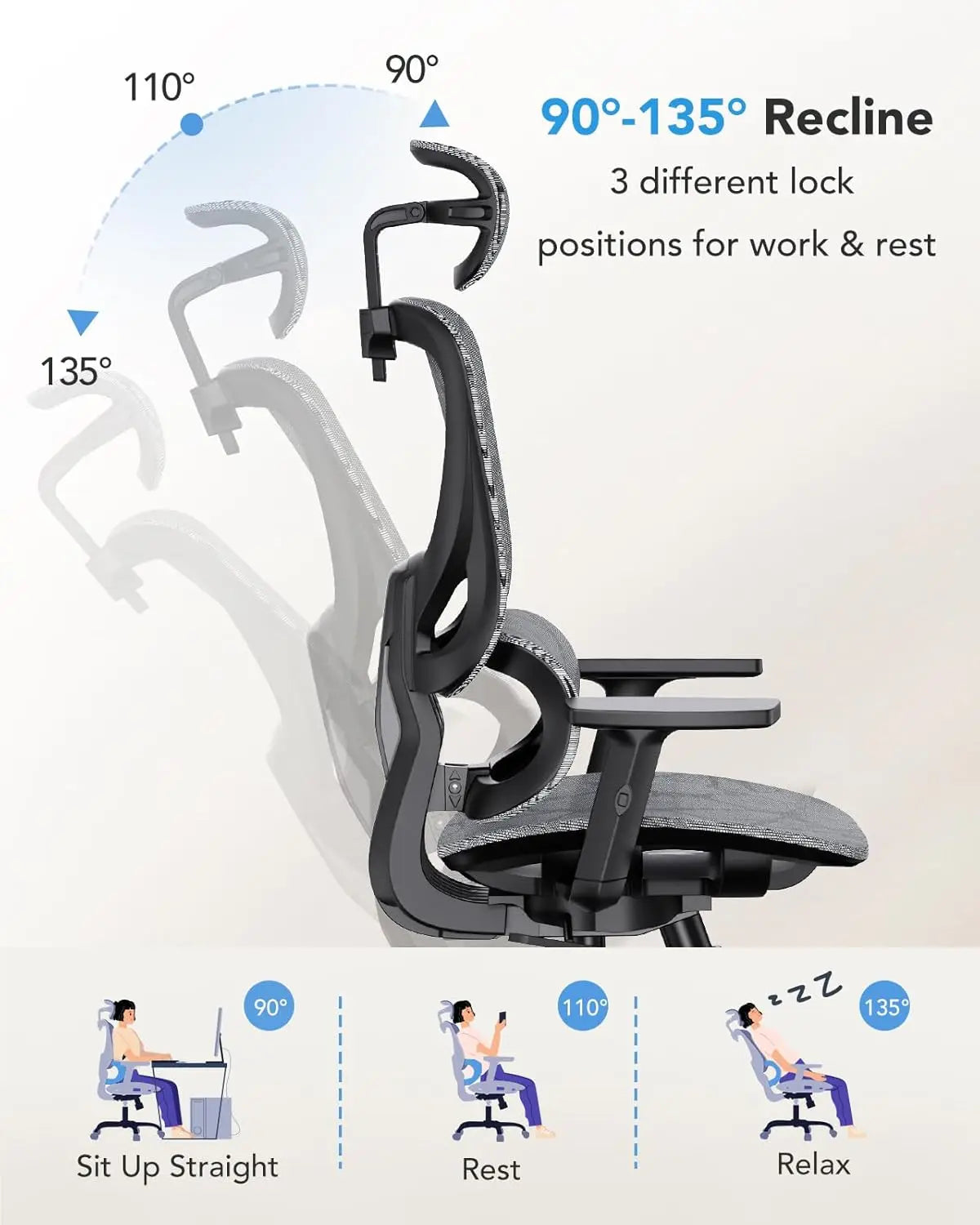 Ergonomic Mesh Office Chair
