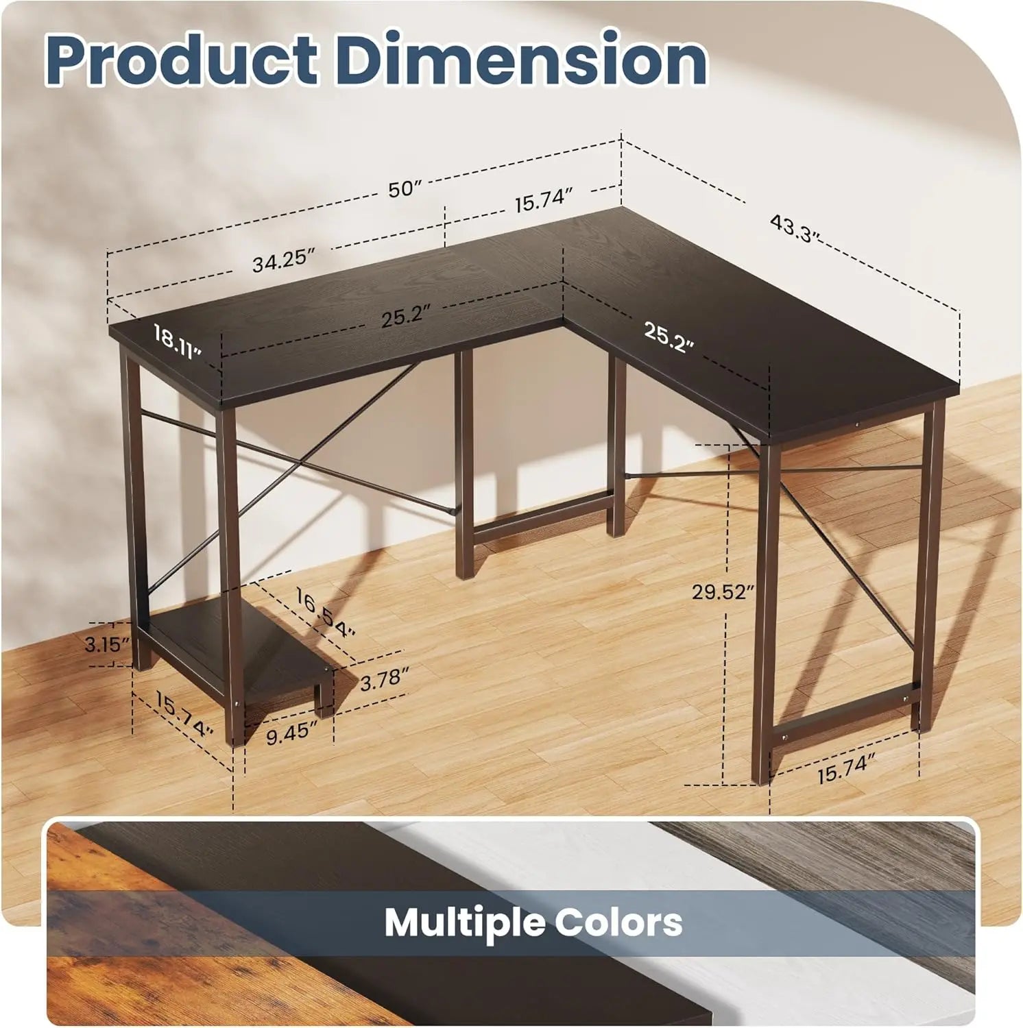 L-Shaped Gaming Desk