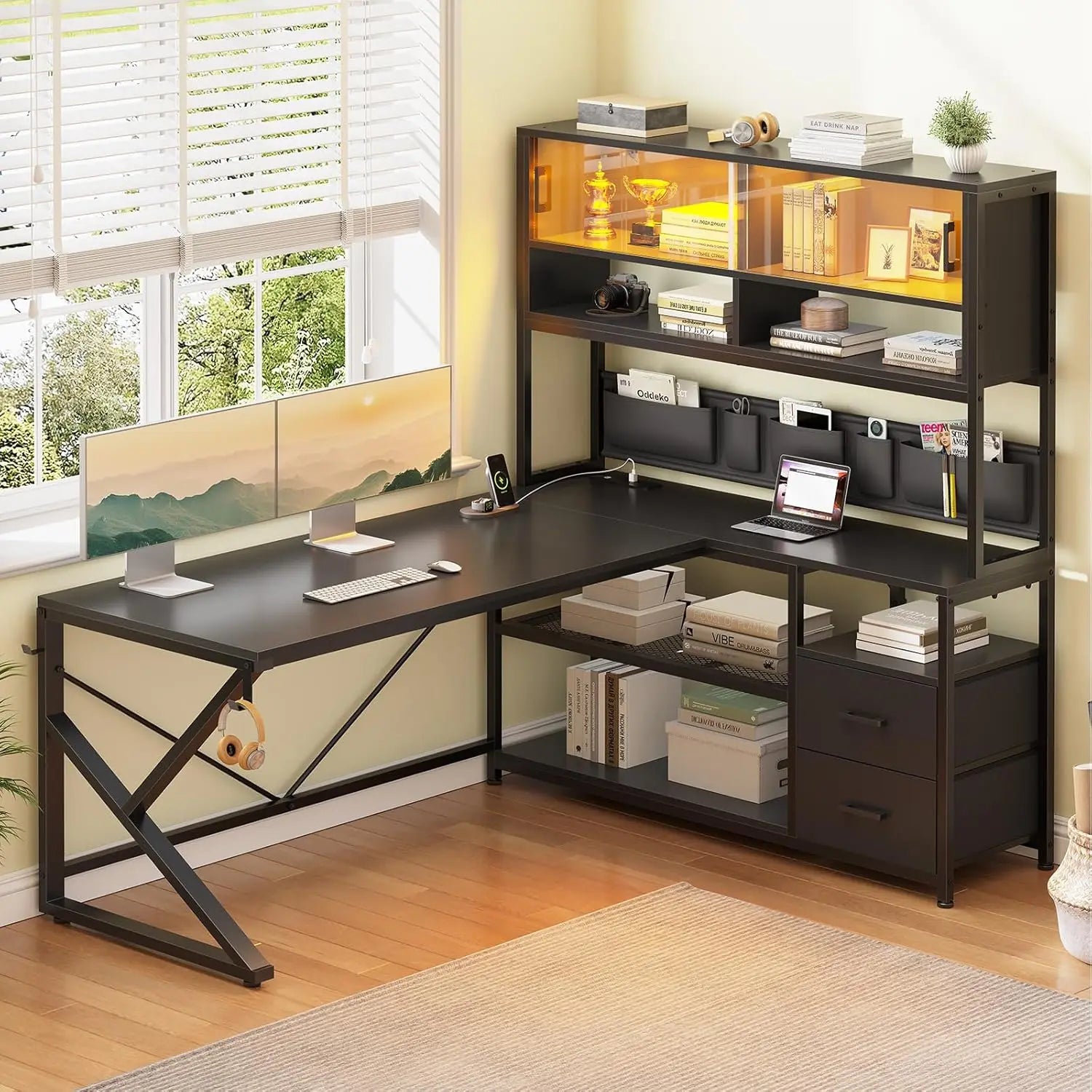 L Shaped Gaming Desk, Home