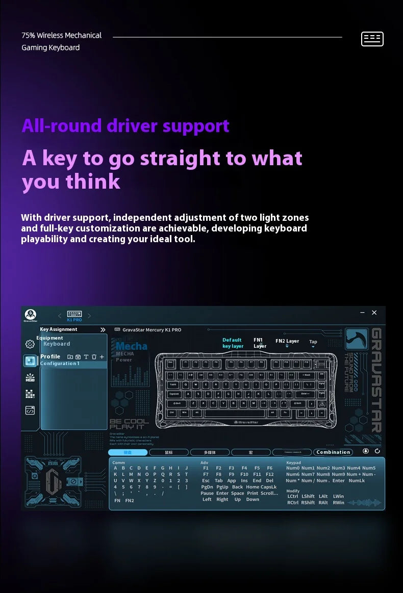 Gravastar 75k1pro Mechanical