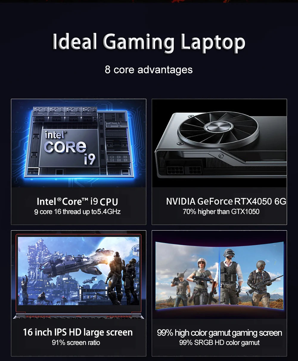 Gaming Laptop RTX4050 6G