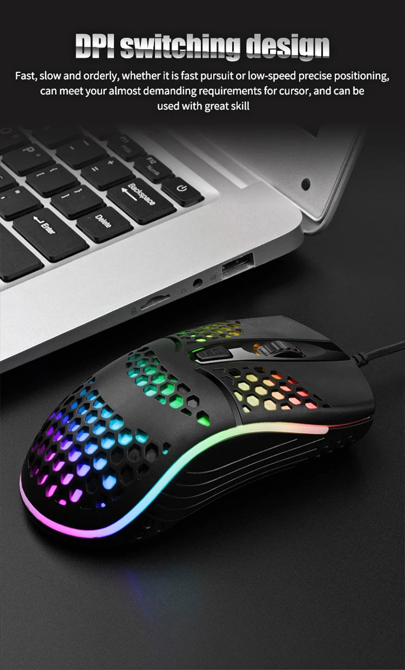 Wired Cable Gaming 7 breathing