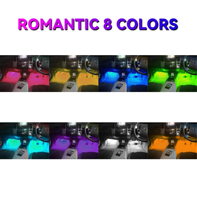 LED Car Interior Ambient Foot