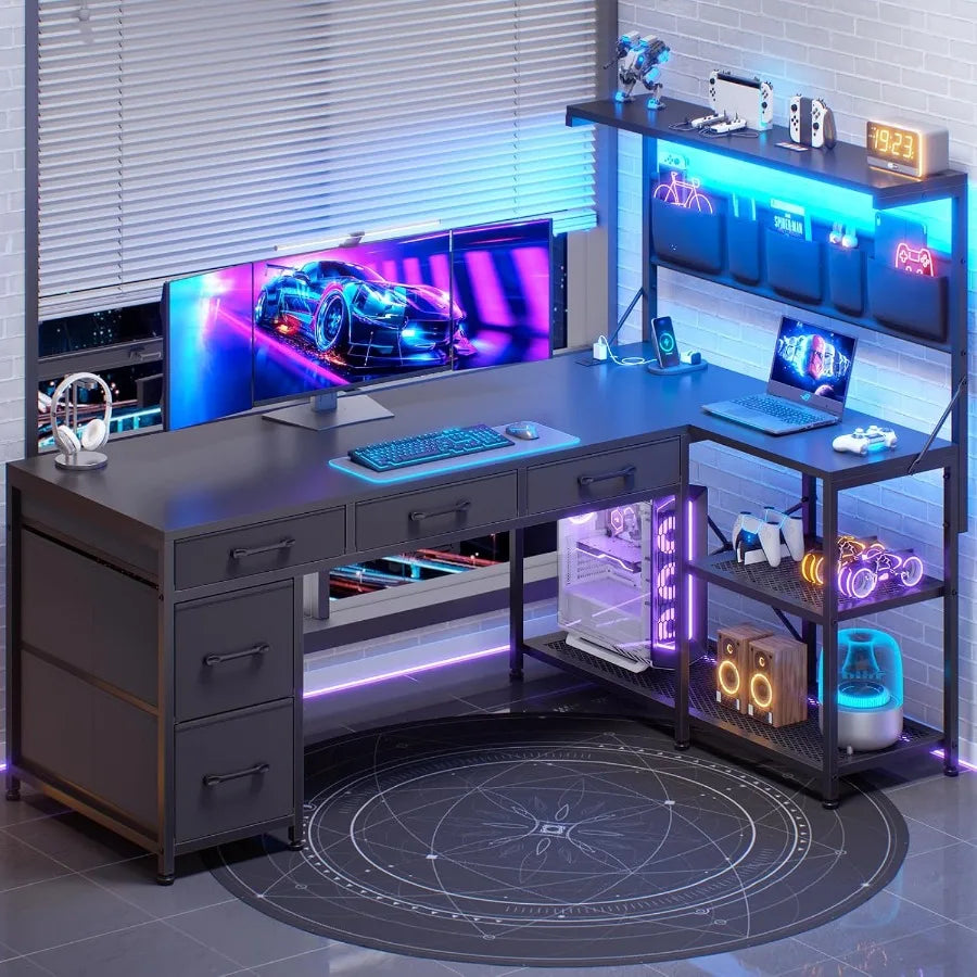 L Shaped Gaming Desk 47.2