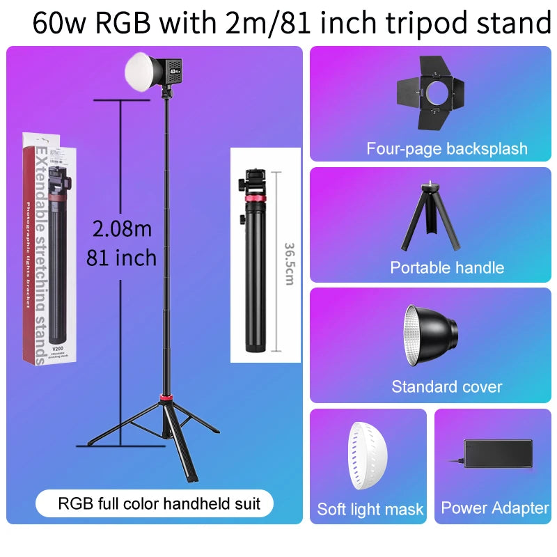 RGB Video Light Portable LED