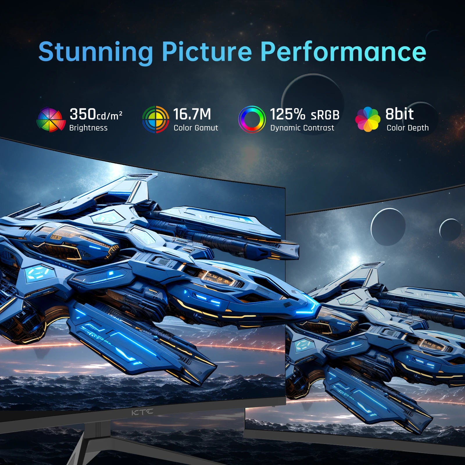 KTC Curved Gaming Monitor