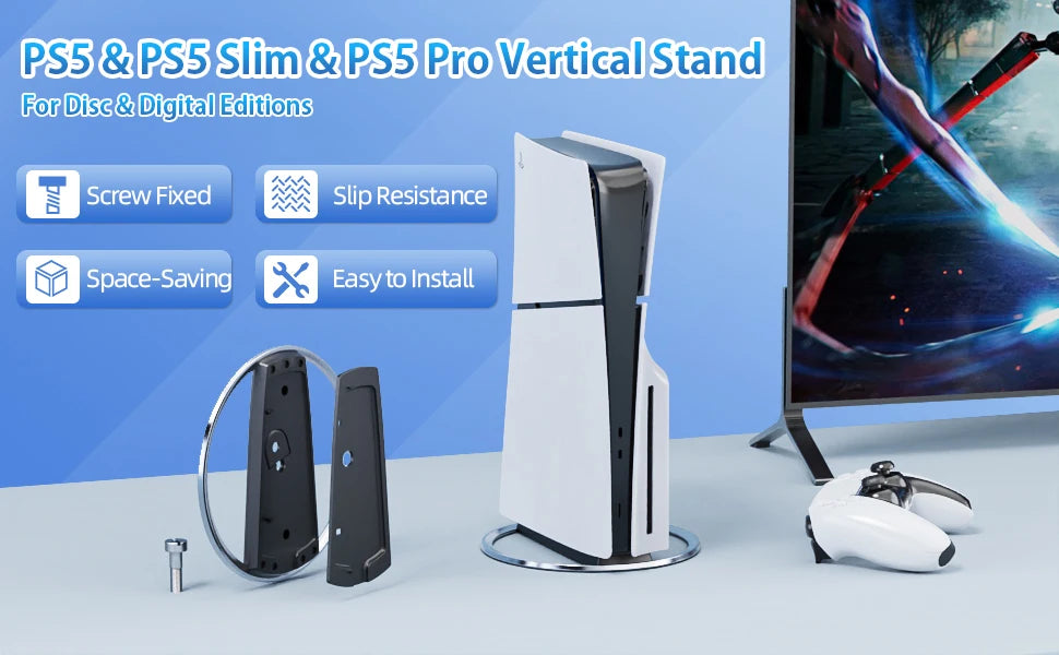 Vertical Stand for PS5 Consoles