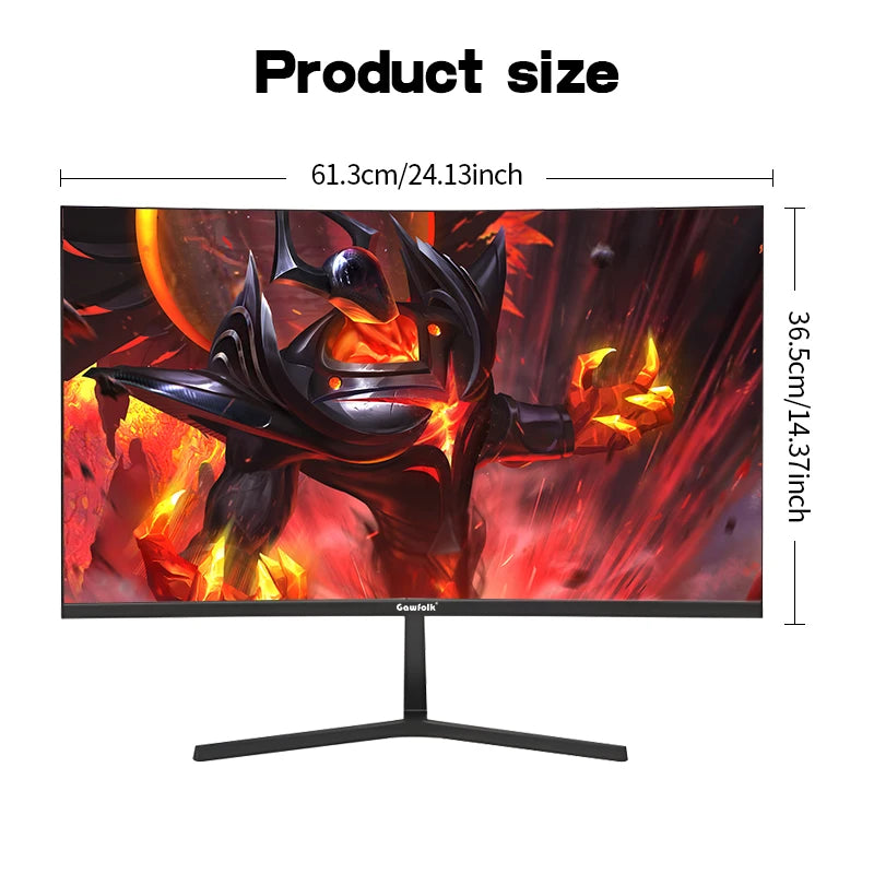 Gawfolk 27 inch Curved Gaming
