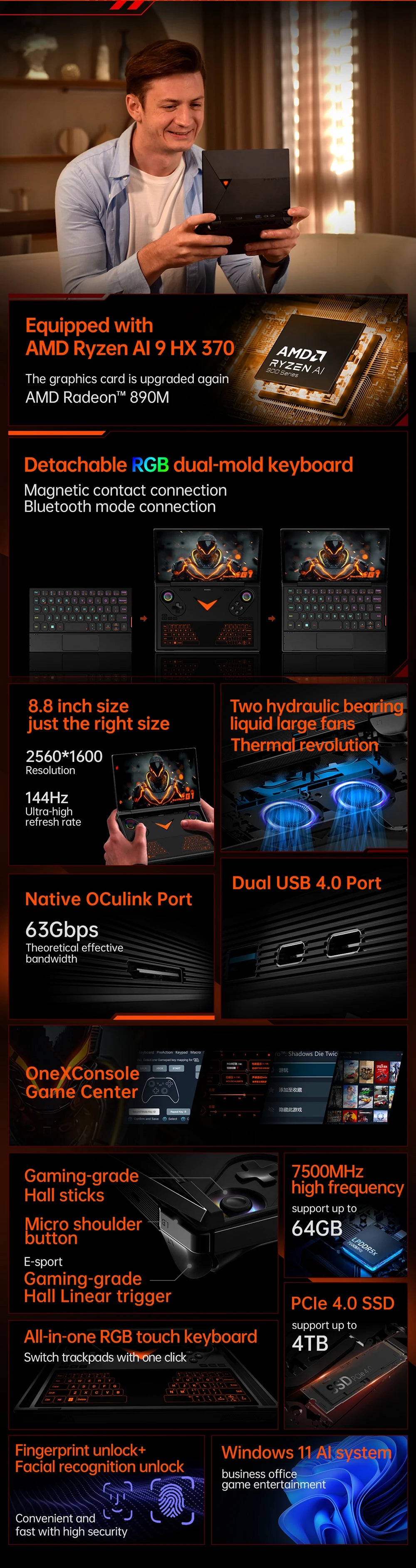 OneXPlayer G1 AMD Ryzen