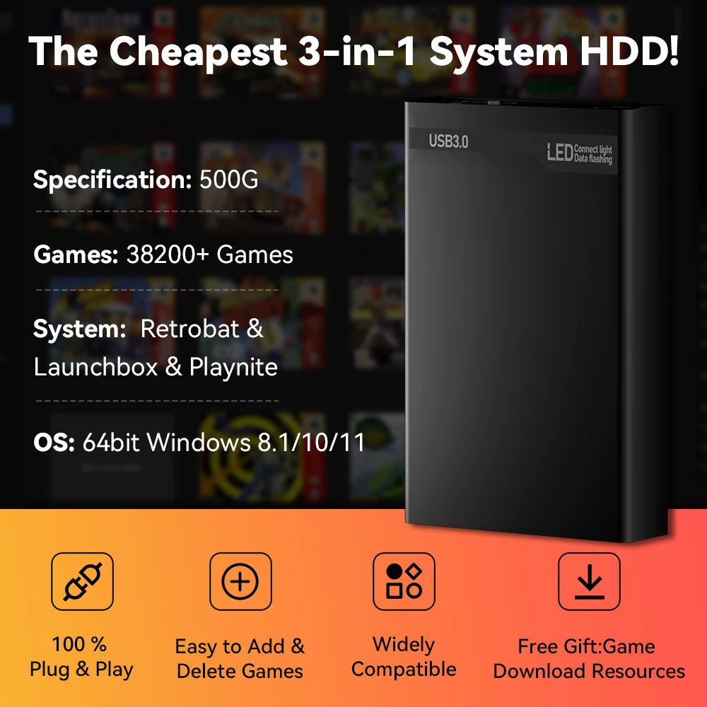 JMachen Mix 500GB Gaming