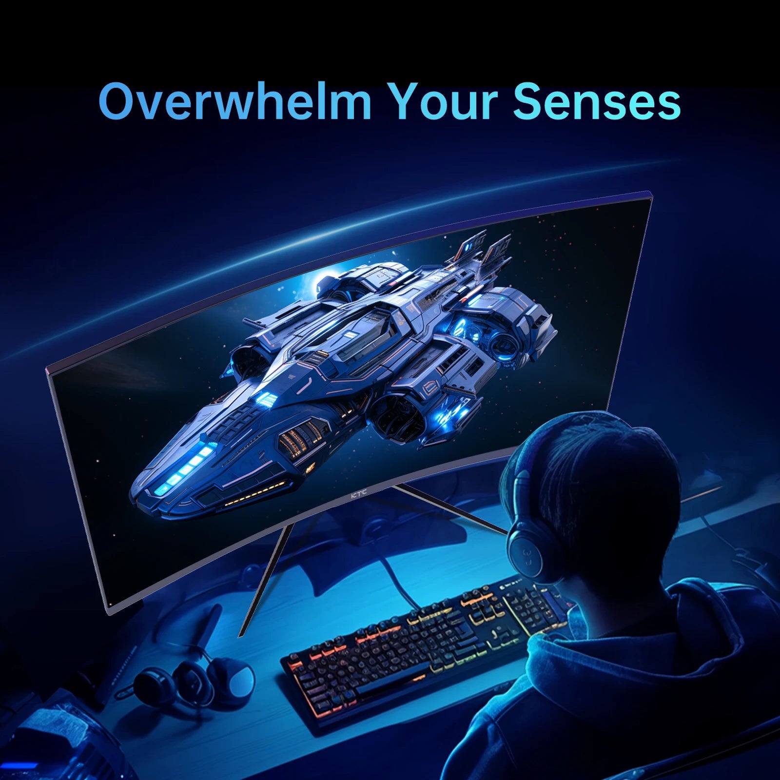 KTC Curved Gaming Monitor