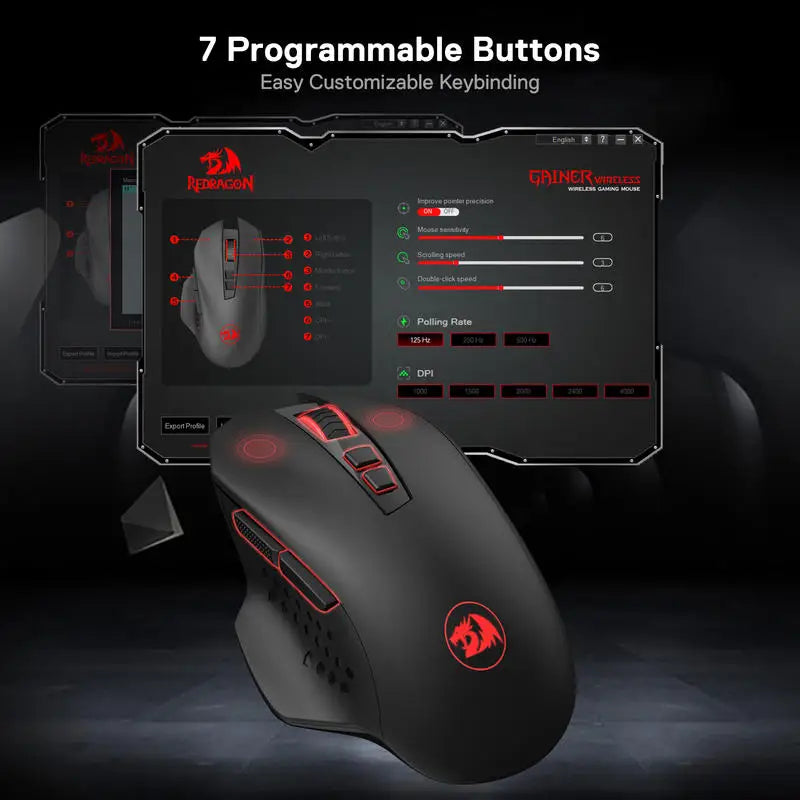 Redragon M656 Gainer Wireless