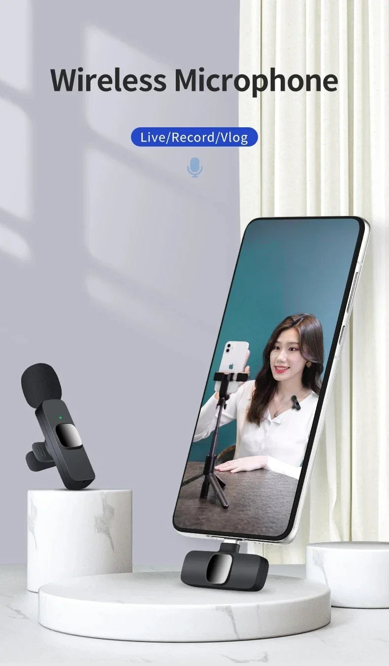 Wireless Lavalier Mic Audio