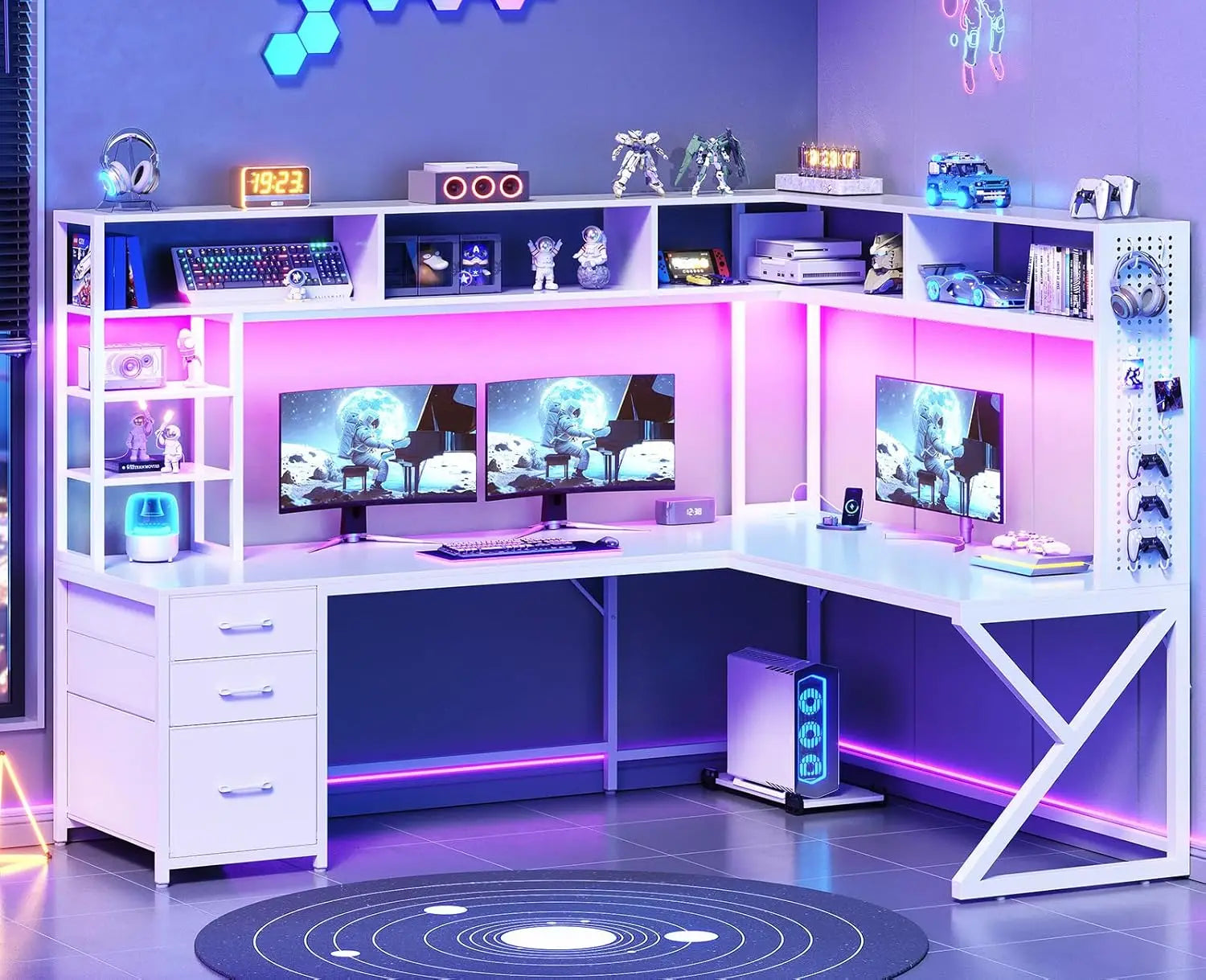 L Shaped Gaming Desk