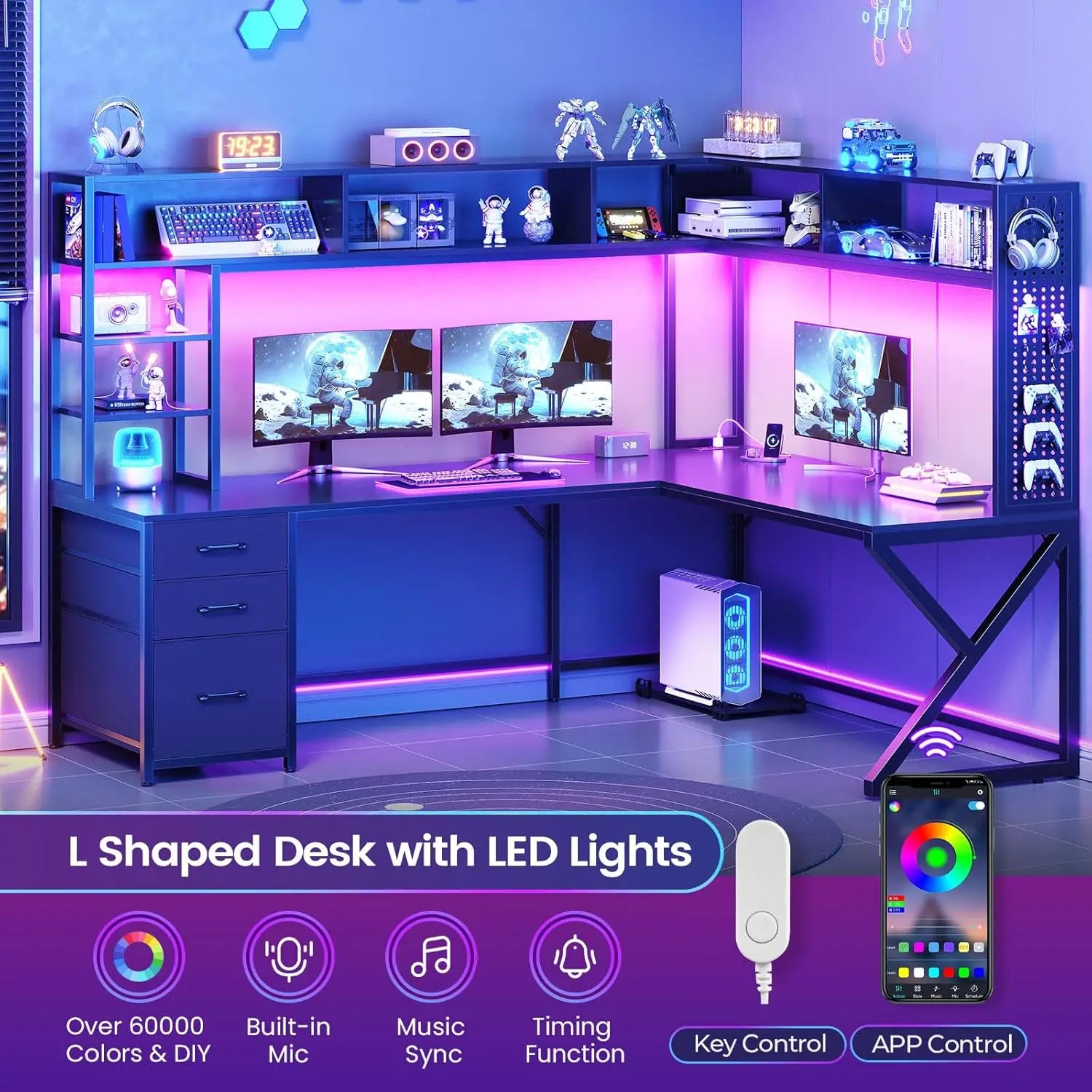 L Shaped Gaming Desk