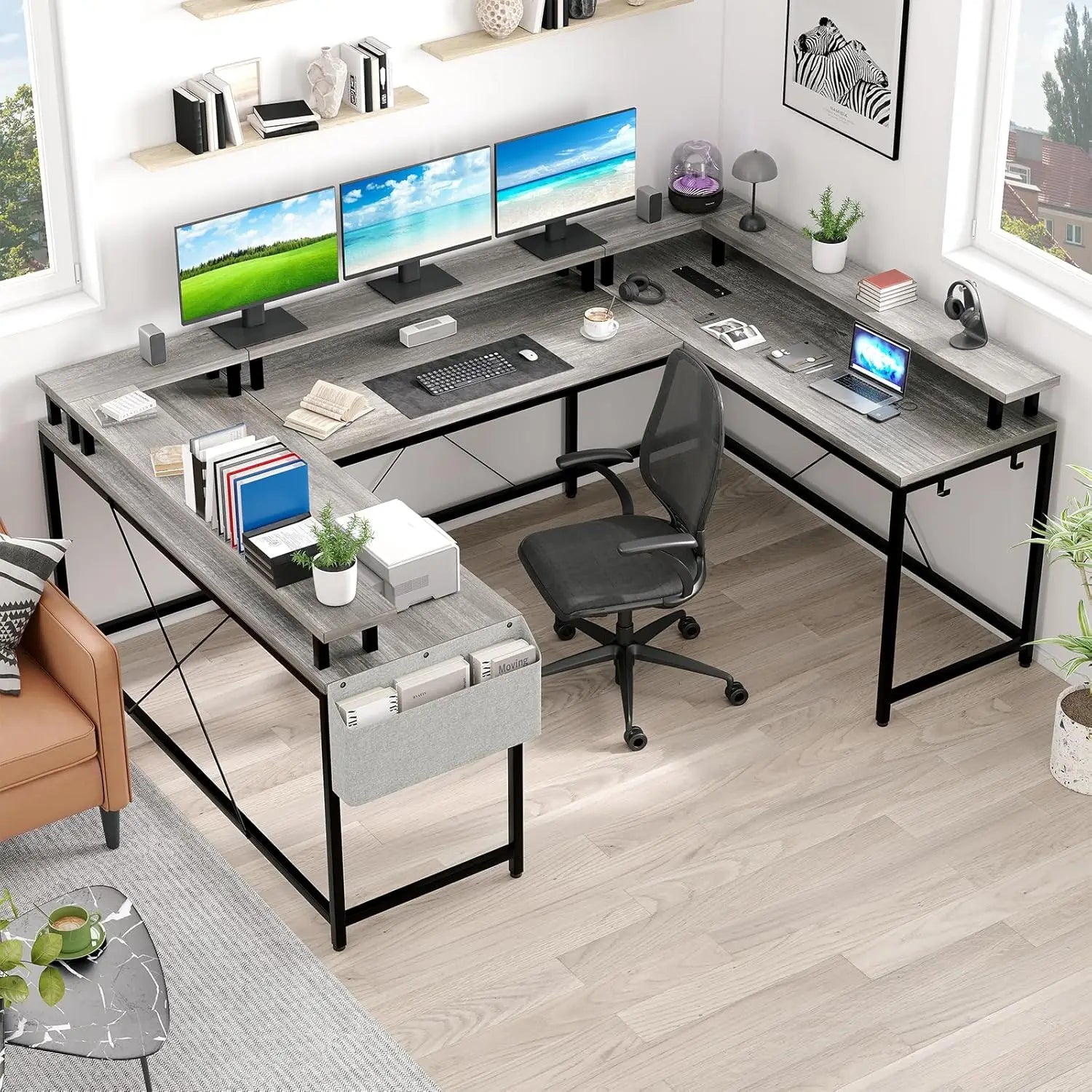 U Shaped Gaming Desk