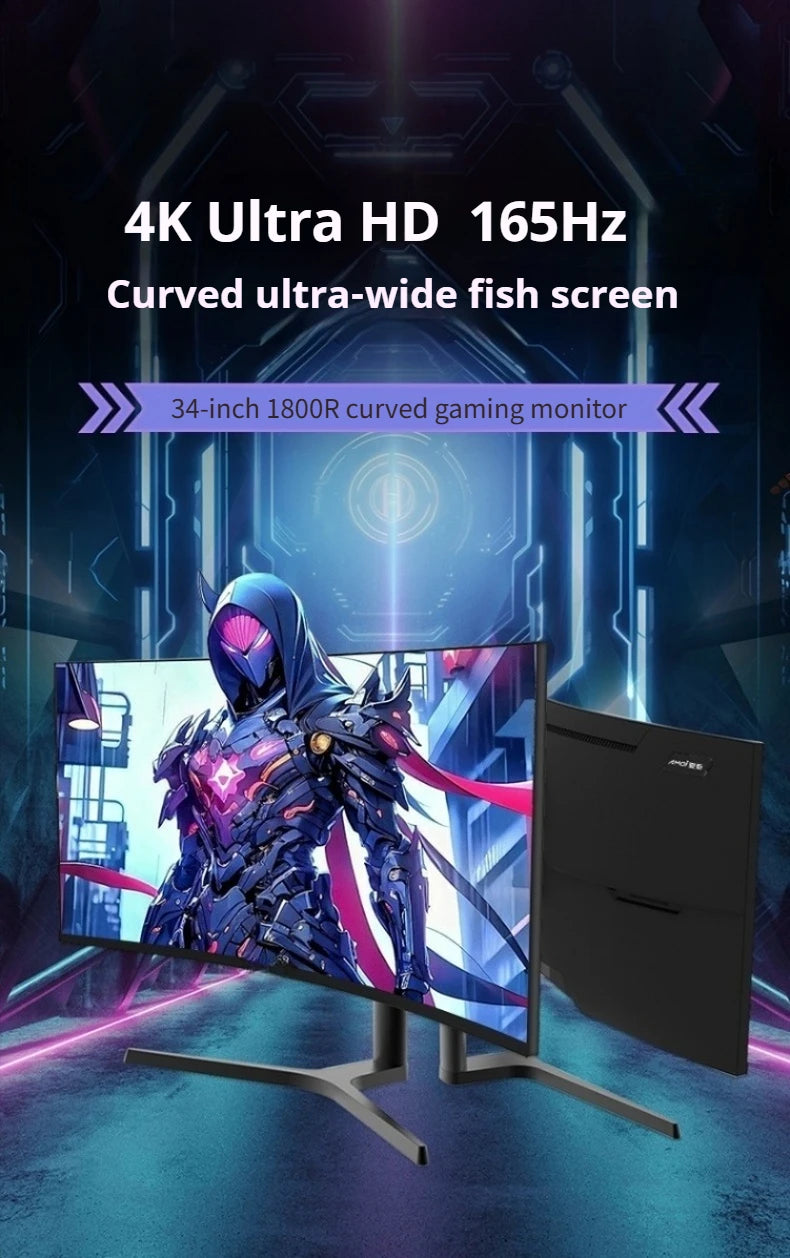 34 Inch 4K 165Hz 21:9 Curved