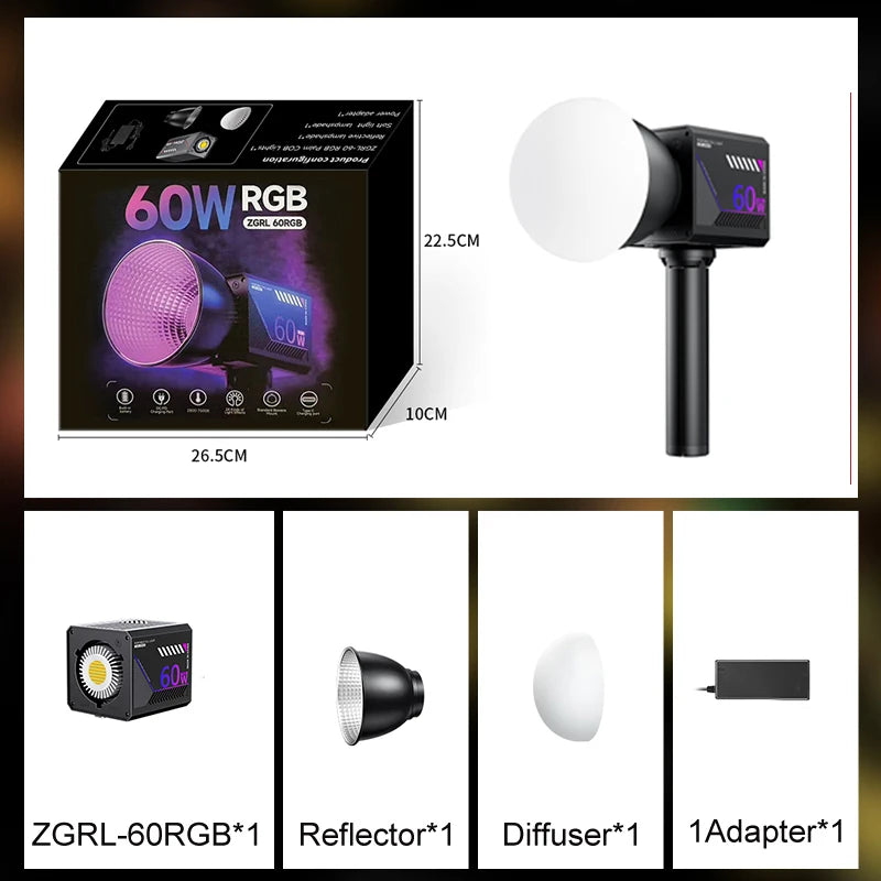RGB Video Light Portable LED