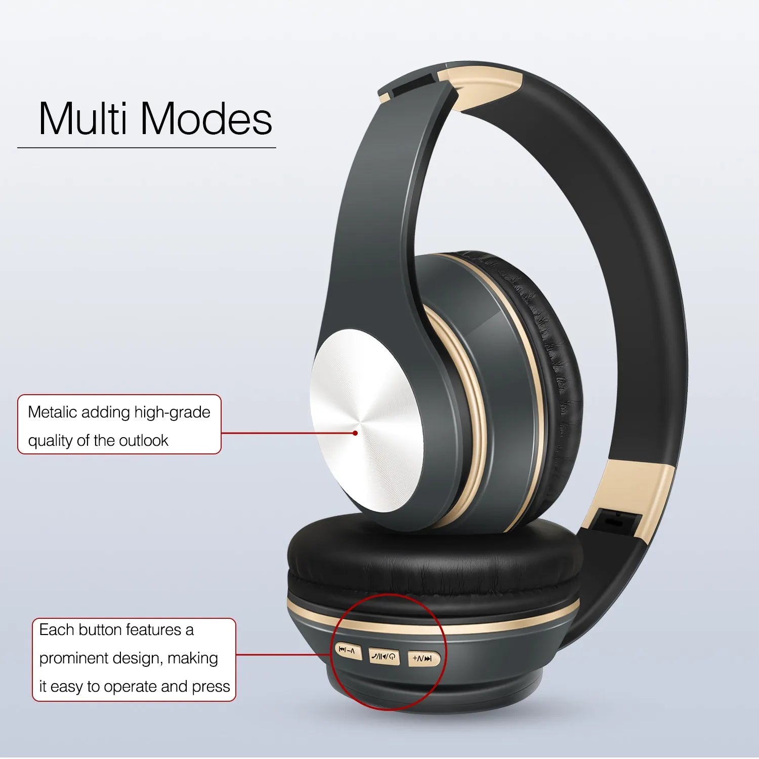 Bluetooth Earphones Over-ear