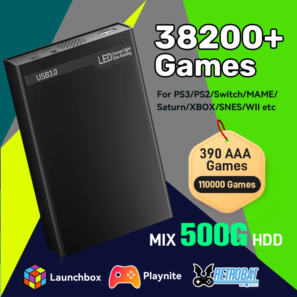 500G Gaming HDD With 38200
