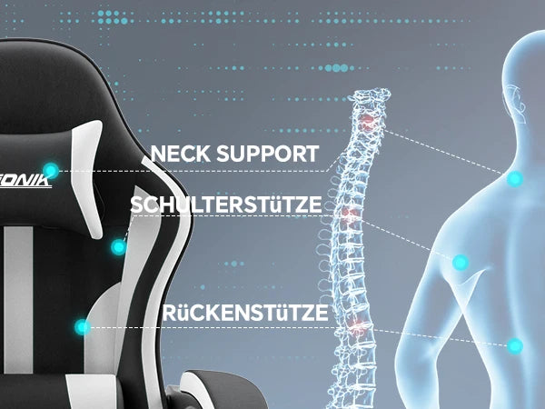 Gaming chair with Massage
