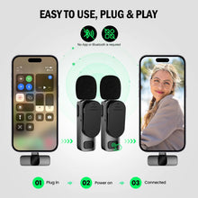 Wireless Lavalier Mic Audio