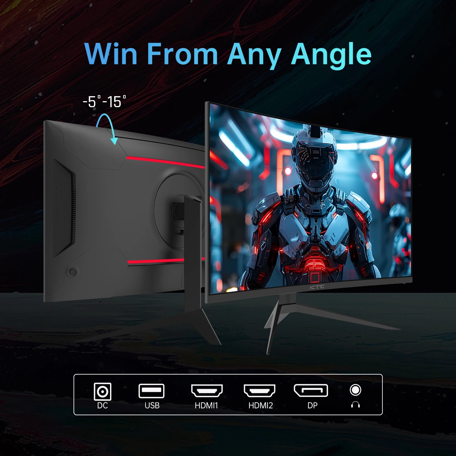 KTC Curved Gaming Monitor