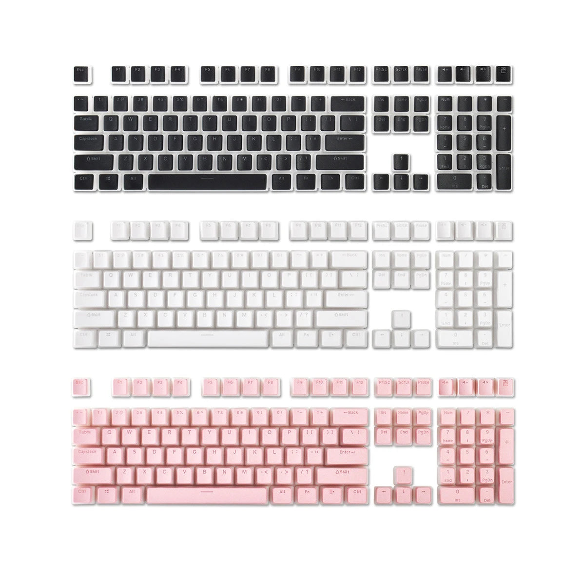 129 Keys PBT Double Shot ISO