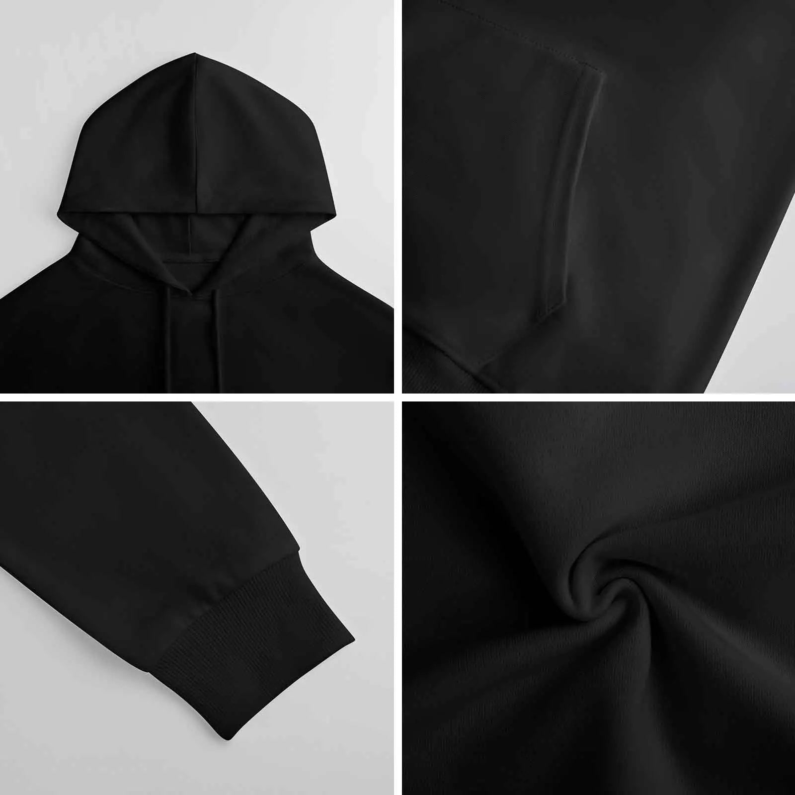 Plus Size Hoodie with Clash