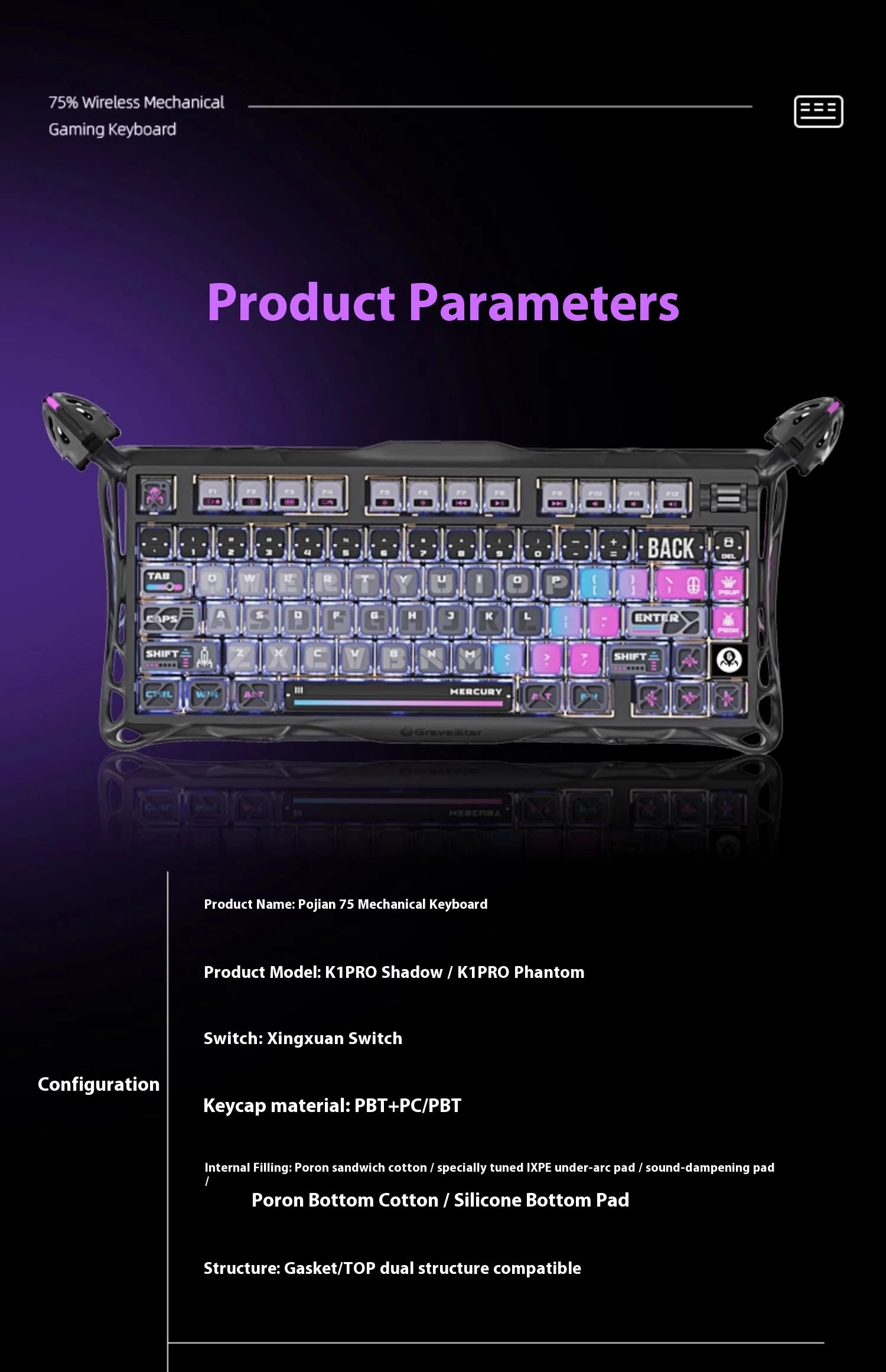Gravastar 75k1pro Mechanical