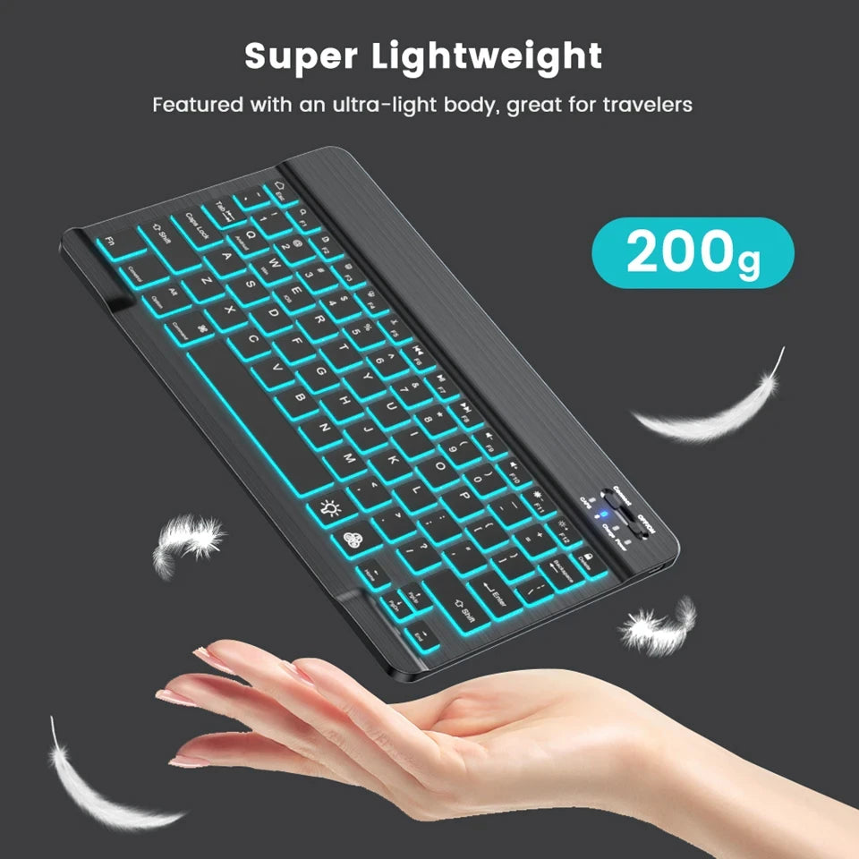 Mini Backlit RGB 10inch Bluetooth