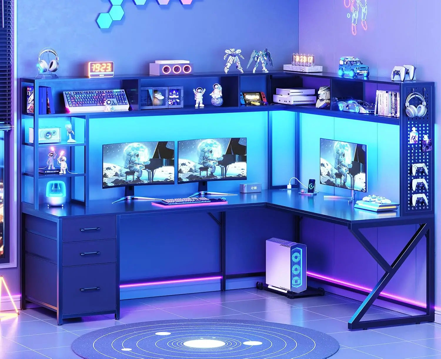 L Shaped Gaming Desk